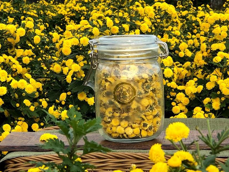 【天菊農場】天菊花茶50克密封瓶裝(新天菊)✿90A020